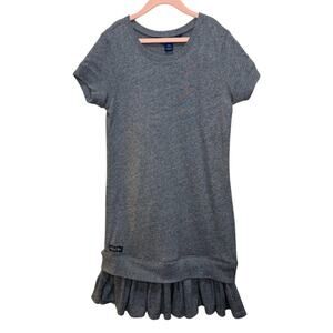 Polo by Ralph Lauren Girls' Drop Waist Sweater Dress - Gray Size L (12-14)